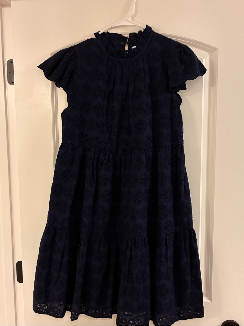 Crown and Ivy Navy tiered dress